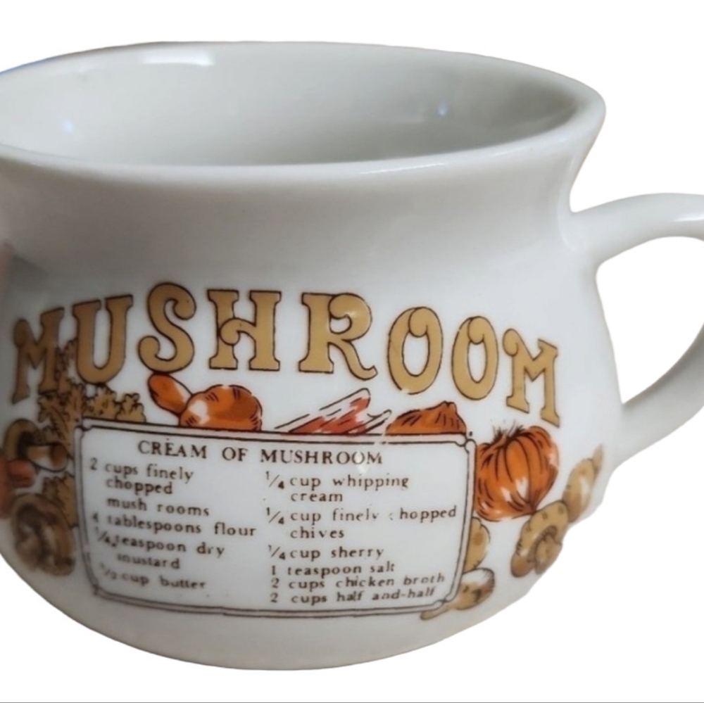 Vintage 1970s Alco Mushroom Soup Mug
